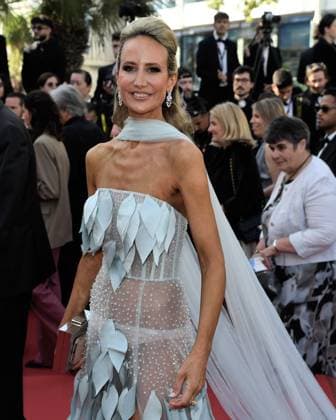 Cannes, France: Cannes, 77th Cannes Film Festival 2024, Red carpet film Megalopolis In the photo: Lady Victoria Hervey Cannes France  - ZUMAp169 20240516_zea_p169_807 Copyright: xAlbertoxTerenghix