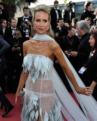 Cannes, France: Cannes, 77th Cannes Film Festival 2024, Red carpet film Megalopolis In the photo: Lady Victoria Hervey Cannes France  - ZUMAp169 20240516_zea_p169_805 Copyright: xAlbertoxTerenghix