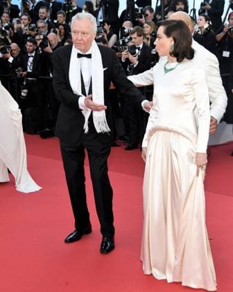Cannes, 77th Cannes Film Festival 2024, Red carpet film Megalopolis In the photo: Jon Voight, Aubrey Plaza  Copyright: xAlbertoxTerenghix xipa-agency.nex xPoolxPhotoxEventsx03x IPA_Agency_IPA46147399