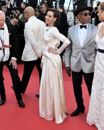 Cannes, 77th Cannes Film Festival 2024, Red carpet film Megalopolis In the photo: Aubrey Plaza  Copyright: xAlbertoxTerenghix xipa-agency.nex xPoolxPhotoxEventsx03x IPA_Agency_IPA46147403