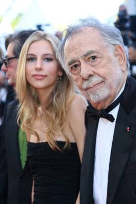 Cannes Megalopolis Premiere Romy Croquet and Francis Ford Coppola attending the Megalopolis Premiere as part of the 77th Cannes International Film Festival in Cannes, France on May 16, 2024. Photo by Aurore Marechal ABACAPRESS.COM Cannes France  Copyright: xMarechalxAurore ABACAx