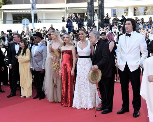 Cannes, 77th Cannes Film Festival 2024, Red carpet film Megalopolis In the photo: DB Sweeney, Talia Shire, Giancarlo Esposito, Laurence Fishburn, Grace VanderWaal, Nathalie Emmanuel, Chloe Fineman, Francis Ford Coppola, Adam Driver Copyright: xAlbertoxTerenghix xipa-agency.nex xPoolxPhotoxEventsx03x IPA_Agency_IPA46148461