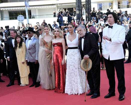 77th Cannes Film Festival 2024, Red carpet film Megalopolis Cannes, 77th Cannes Film Festival 2024, Red carpet film Megalopolis In the photo: DB Sweeney, Talia Shire, Giancarlo Esposito, Laurence Fishburn, Grace VanderWaal, Nathalie Emmanuel, Chloe Fineman, Francis Ford Coppola, Adam Driver Cannes France Copyright: xIPA ABACAx