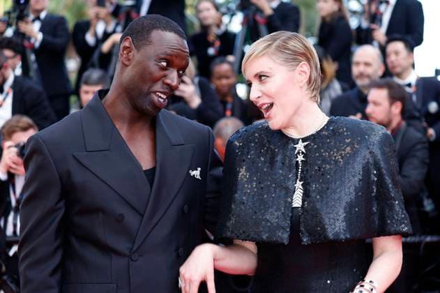Omar Sy and Greta Gerwig at the premiere of the feature film Megalopolis at the Festival de Cannes 2024 77 Cannes International Film Festival at the Palais des Festivals Cannes, 16 05 2024 Foto:xD.xBedrosianx xFuturexImagex megalopolis_4576