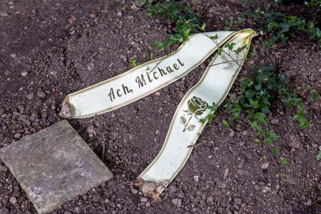 Grave of the actor and film director Michael Verhoeven, who died on April 22, 2024 85 near Munich Date 16 05 2024