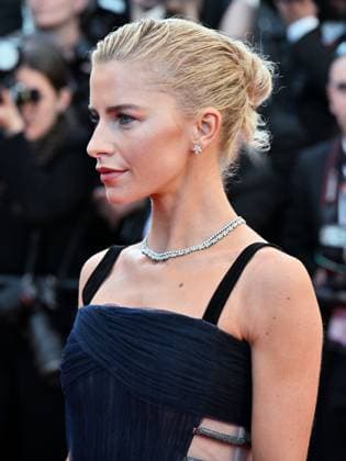 Cannes, France: Cannes, 77th Cannes Film Festival 2024, Third Evening, Red Carpet of the Film Ã¢â‚¬oeMegalopolisÃ¢â‚¬Â. In the photo Caroline Daur Cannes France  - ZUMAp169 20240516_zea_p169_1174 Copyright: xAlbertoxTerenghix