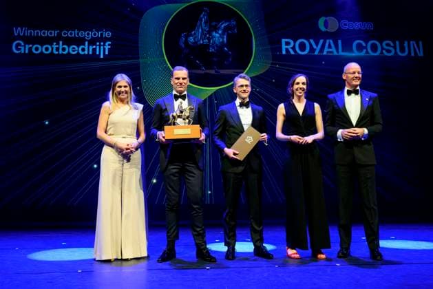16-05-2024 Zwolle Queen Maxima attended the King Willem I Prizes, awarded every 2 years in the categories large and small and medium-sized enterprises, in Theater De Spiegel in Zwolle. Â  Copyright: xPPEx