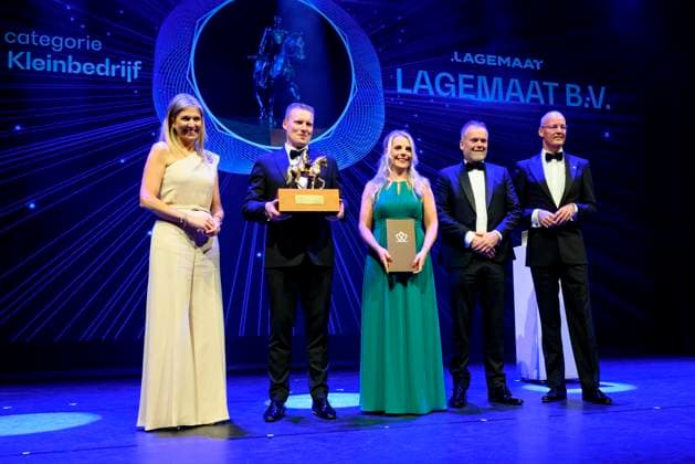 16-05-2024 Zwolle Queen Maxima attended the King Willem I Prizes, awarded every 2 years in the categories large and small and medium-sized enterprises, in Theater De Spiegel in Zwolle. Â  Copyright: xPPEx
