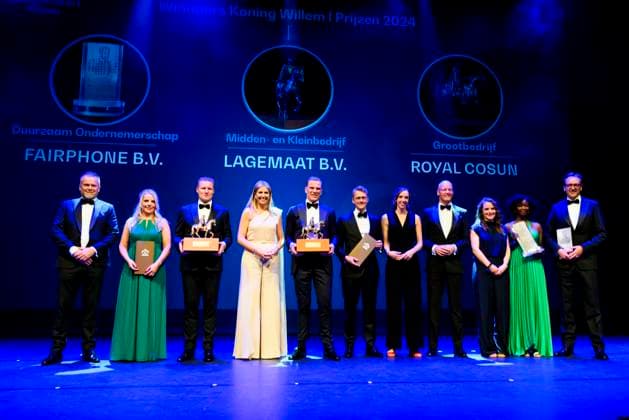 16-05-2024 Zwolle Queen Maxima attended the King Willem I Prizes, awarded every 2 years in the categories large and small and medium-sized enterprises, in Theater De Spiegel in Zwolle. Â  Copyright: xPPEx