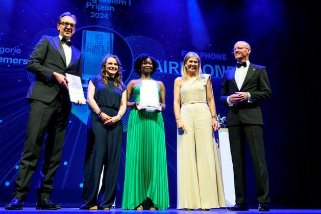 16-05-2024 Zwolle Queen Maxima attended the King Willem I Prizes, awarded every 2 years in the categories large and small and medium-sized enterprises, in Theater De Spiegel in Zwolle. Â  Copyright: xPPEx