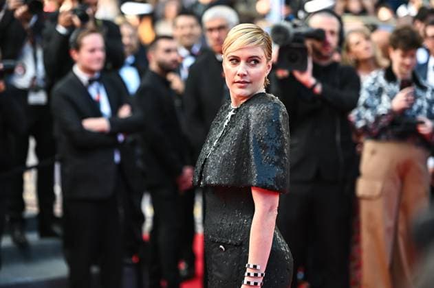 May 16, 2024, Cannes, Lombardy, France: President of the Jury GRETA GERWIG attends the Megalopolis Red Carpet at the 77th annual Cannes Film Festival at Palais des Festivals on May 16, 2024 in Cannes, France. Cannes France - ZUMAk160 20240516_zip_k160_038 Copyright: xStefanosxKyriazisx