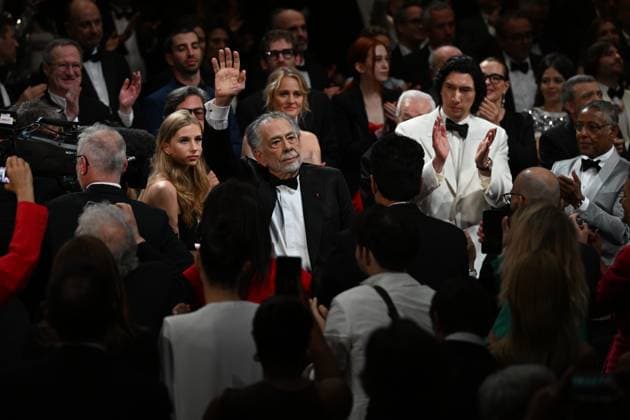 Exclusive 77eme Festival International du Film de Cannes Atmosphere at the end of Francis Ford Coppolas Megalopolis movie screening EXCLUSIVE 77eme Festival International du Film de Cannes Atmosphere at the end of Francis Ford Coppola Magalopolis movie screening EXCLUSIVE 305036 2024 05 16 Cannes France Coppola, Francis Ford  Copyright: xSergexArnalx xStarfacex STAR_305036_007