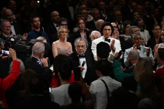 Exclusive 77eme Festival International du Film de Cannes Atmosphere at the end of Francis Ford Coppolas Megalopolis movie screening EXCLUSIVE 77eme Festival International du Film de Cannes Atmosphere at the end of Francis Ford Coppola Magalopolis movie screening EXCLUSIVE 305036 2024 05 16 Cannes France Coppola, Francis Ford  Copyright: xSergexArnalx xStarfacex STAR_305036_006