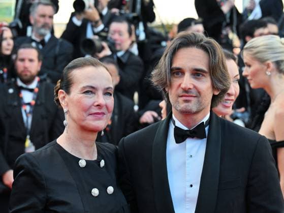 *Cannes, 77th Cannes Film Festival 2024, Third Evening, Red Carpet of the Film Megalopolis Cannes, 77th Cannes Film Festival 2024, Third Evening, Red Carpet of the Film Megalopolis. In the photo Dimitri Rassam and Carole Bouquet Cannes France  Copyright: xIPA ABACAx
