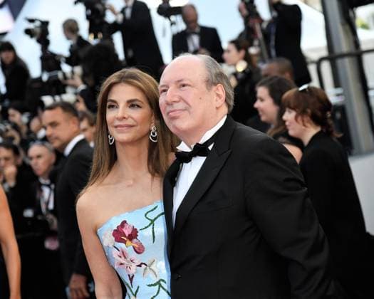 Cannes, France: Cannes, 77th Cannes Film Festival 2024, Red carpet film Megalopolis In the photo: Hans Zimmer, Dina De Luca Chartouni Cannes France  - ZUMAp169 20240516_zea_p169_1548 Copyright: xAlbertoxTerenghix