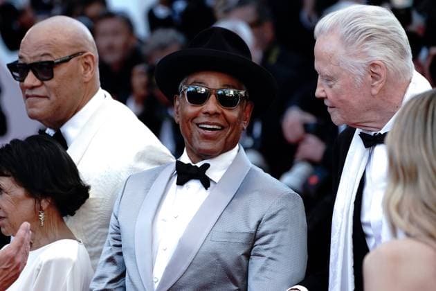 Cannes, France 16th May, 2024 Giancarlo Esposito attends Megalopolis Screening red carpet at the 77th annual Cannes Film Festival at Palais des Festivals on May 16, 2024 in Cannes, France CINEMA 77eme Festival de Cannes Red Carpet du film Megalopolis 16 05 2024 NorbertScanella Panoramic 