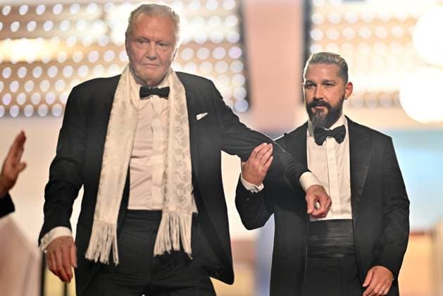Cannes 2024 Premiere Megalopolis Jon Voight, Shia LaBeouf at the premiere of Megalopolis during the 77th Cannes Film Festival in Cannes, France on May 16, 2024. Photo by Julien Reynaud APS-Medias ABACAPRESS.COM Cannes France  Copyright: xReynaudxJulien APS-Medias ABACAx