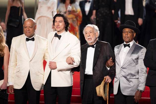 B Descente des marches du film Â Megalopolis Â lors du 77eme Festival International du Film de Cannes Laurence Fishburne, Adam Driver, Francis Ford Coppola, Giancarlo Esposito Descente des marches du film Â Megalopolis Â lors du 77eme Festival International du Film de Cannes, au Palais des Festivals Ã Cannes On may 16th 2024 Olivier Borde Bestimage People leaving the red carpet of the movie Â Megalopolis Â during the 77th Cannes International Film Festival at the Palais des Festivals in Cannes, France On may 16th 2024 Cannes France  Copyright: xOLIVIERxBORDEx xBESTIMAGExOLIVIERxBORDEx xBESTIMAGEx