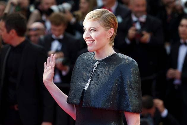 Cannes, France 16th May, 2024 President of the Jury Greta Gerwig attends Megalopolis Screening red carpet at the 77th annual Cannes Film Festival at Palais des Festivals on May 16, 2024 in Cannes, France CINEMA 77eme Festival de Cannes Red Carpet du film Megalopolis 16 05 2024 NorbertScanella Panoramic 
