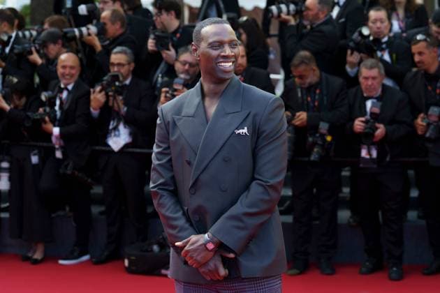Cannes, France 16th May, 2024 Omar Sy attends Megalopolis Screening red carpet at the 77th annual Cannes Film Festival at Palais des Festivals on May 16, 2024 in Cannes, France CINEMA 77eme Festival de Cannes Red Carpet du film Megalopolis 16 05 2024 NorbertScanella Panoramic 