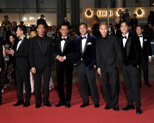 Cannes, France: Cannes, 77th Cannes Film Festival 2024, Red Carpet film Twilight Of The Warriors: Walled In (City Of Darkness) Pictured: Raymond Lam, German Cheung, Louis Koo, Soi Cheang, Tony Wu, Terrance Lau Cannes France  - ZUMAp169 20240516_zea_p169_1829 Copyright: xAlbertoxTerenghix