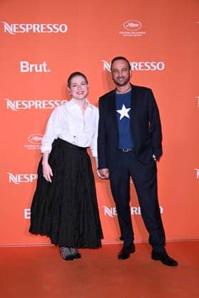Cannes, France: Cannes, 77th Cannes Film Festival 2024, Party Nespresso x Brut - La Nuova Italia In the photo: o°milie Dequenne, Michel Ferracci Cannes France  - ZUMAp169 20240517_zea_p169_033 Copyright: xSimonexComix