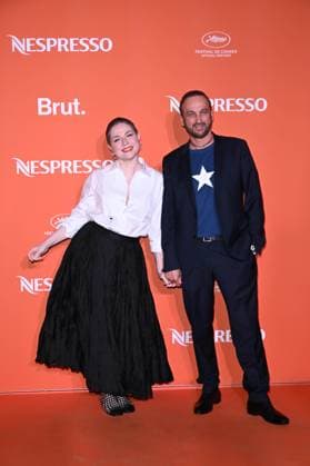 Cannes, France: Cannes, 77th Cannes Film Festival 2024, Party Nespresso x Brut - La Nuova Italia In the photo: o°milie Dequenne, Michel Ferracci Cannes France  - ZUMAp169 20240517_zea_p169_034 Copyright: xSimonexComix