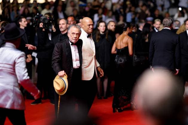J Descente des marches du film Â Megalopolis Â lors du 77eme Festival International du Film de Cannes Francis Ford Coppola, Laurence Fishburne Descente des marches du film Â Megalopolis Â lors du 77eme Festival International du Film de Cannes, au Palais des Festivals Ã Cannes On may 16th 2024 Jacovides Moreau Bestimage People leaving the red carpet of the movie Â Megalopolis Â during the 77th Cannes International Film Festival at the Palais des Festivals in Cannes, France On may 16th 2024 Cannes France  Copyright: xJACOVIDES-MOREAUx xBESTIMAGExJACOVIDES-MOREAUx xBESTIMAGEx