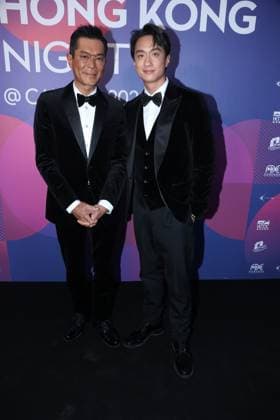 Cannes - HONG KONG NIGHT Louis Koo and Terrance Lau attends HONG KONG NIGHT at the 77th annual Cannes Film Festival at Plage des Palmes on May 16, 2024 in Cannes, France. Photo by Jerome DominÃ ABACAPRESS.COM  Copyright: xDominexJerome ABACAx
