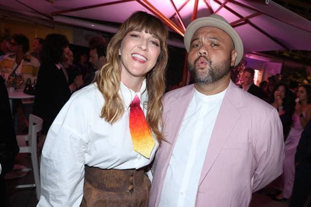 Cannes - Plage Magnum Daphne Burki and Raphal Yem posing at the Plage Magnum during the 77th annual Cannes Film Festival on May 16, 2024 in Cannes, France. Photo by Jerome DominÃ ABACAPRESS.COM  Copyright: xDominexJerome ABACAx