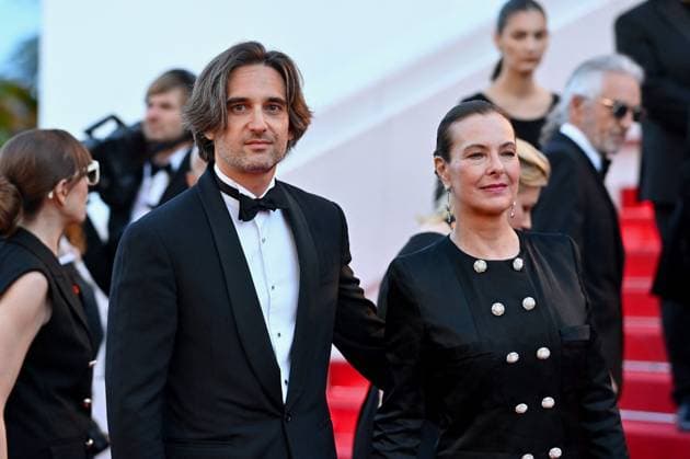 Cannes - Megalopolis Screening Megalopolis Red Carpet - The 77th Annual Cannes Film Festival CANNES, FRANCE - MAY 16 Dimitri Rassam and Carole Bouquet attends the Megalopolis Red Carpet at the 77th annual Cannes Film Festival at Palais des Festivals on May 16, 2024 in Cannes, France. Photo by Franck Castel ABACAPRESS.COM Cannes France  Copyright: xCastelxFranck ABACAx
