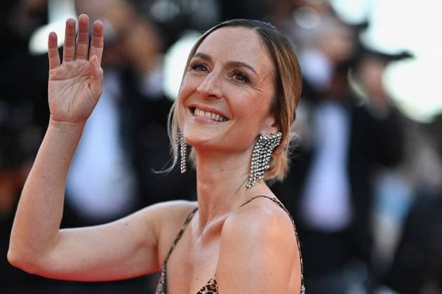 Cannes - Megalopolis Screening Megalopolis Red Carpet - The 77th Annual Cannes Film Festival CANNES, FRANCE - MAY 16 Camille Chamouxattends the Megalopolis Red Carpet at the 77th annual Cannes Film Festival at Palais des Festivals on May 16, 2024 in Cannes, France. Photo by Franck Castel ABACAPRESS.COM Cannes France  Copyright: xCastelxFranck ABACAx