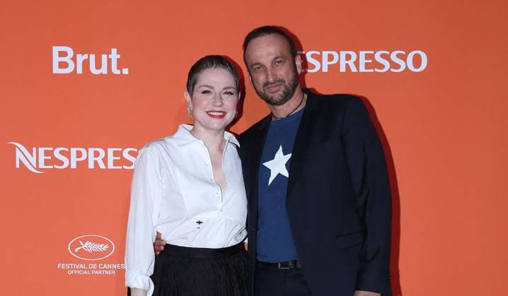 Photocall of the Nespresso x Brut evening during the 77th Cannes International Film Festival Emilie Dequenne and her husband Michel Ferracci Photocall of the Nespresso x Brut evening during the 77th Cannes International Film Festival on May 16, 2024 Laurent Campus Bestimage Photocall of the Nespresso x Brut evening during the 77th Cannes International Film Festival on May 16, 2024 Cannes France  Copyright: xLaurentxCampusx xBestimagexLaurentxCampusx xBestimagex