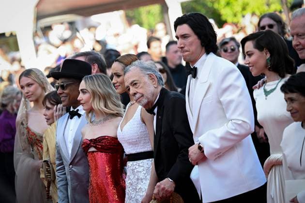 77th International Cannes Film Festival Marche du film Megalopolis 77th International Cannes Film Festival Festival de Cannes 2024 77e Ã dition montee Megaloplis Francis Ford Coppola, Adam Driver 305042 2024 05 16 France  Copyright: xLionelxGuericolas MPPx STAR_305042_061