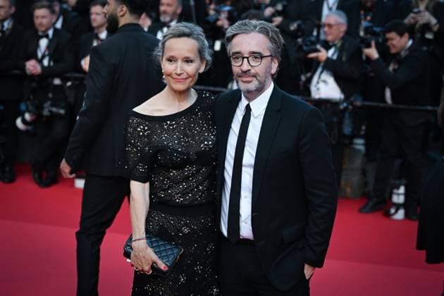 77th International Cannes Film Festival Marche du film Megalopolis 77th International Cannes Film Festival Festival de Cannes 2024 77e Ã dition montee Megaloplis Pierre Antoine Capton et sa femme 305042 2024 05 16 France  Copyright: xLionelxGuericolas MPPx STAR_305042_130