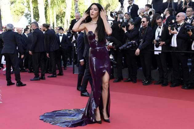 Rebecca Mir at the MEGALOPOLIS premiere at the 77th Cannes Film Festival 16 05 2024
