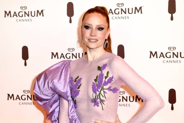 May 16, 2024: Barbara Meier attends the MagnumÃ¢â‚¬Â¯Wherever Pleasure Takes YouÃ¢â‚¬Â¯party during the 77th Cannes Film Festival at Magnum Beach in Cannes, France, on 16 May 2024. Photo: - ZUMAm179 20240516_zep_m179_144 Copyright: xAlecxMichaelx