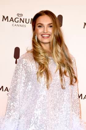 May 16, 2024: Romee Strijd attends the MagnumÃ¢â‚¬Â¯Wherever Pleasure Takes YouÃ¢â‚¬Â¯party during the 77th Cannes Film Festival at Magnum Beach in Cannes, France, on 16 May 2024. Photo: - ZUMAm179 20240516_zep_m179_164 Copyright: xAlecxMichaelx