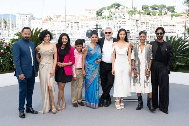 Annual Cannes Film Festival - The Shameless Photocall - Cannes DN Rohit Kokate, Kiran Bhivagade, Auroshikha Dey, Mihir, Mita Vashisht, Konstantin Bojanov, Omara Shetty, Anasuya Sengupta and Tanmay Dhanania attend The Shameless Photocall at the 77th annual Cannes Film Festival at Palais des Festivals on May 17, 2024 in Cannes, France. Photo by David NIVIERE ABACAPRESS.COM CANNES France  Copyright: xNivierexDavid ABACAPRESS.COMx