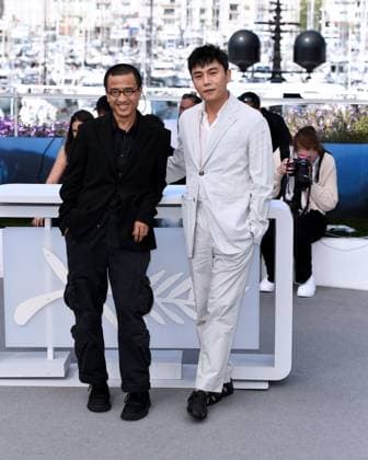 Cannes, 77th Cannes Film Festival 2024, Red carpet film An Unfinished Film Pictured: Qin Hao, Lou Ye  Copyright: xAlbertoxTerenghix xipa-agency.nex xPoolxPhotoxEventsx03x IPA_Agency_IPA46171937