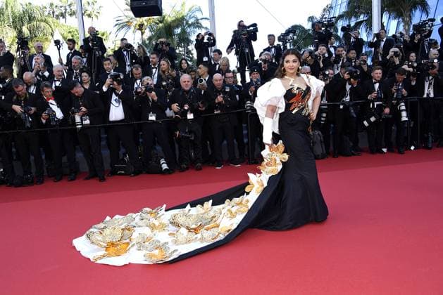 Aishwarya Rai Bachchan at the Megalopolis movie premiere on 16 05 2024 in Cannes Cannes Film Festival 2024 Megalopolis movie premiere