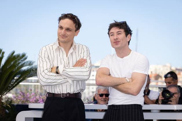 Cannes - Bird Photocall Franz Rogowski and Barry Keoghan attend the Bird Photocall at the 77th annual Cannes Film Festival at Palais des Festivals on May 17, 2024 in Cannes, France Photo by Shootpix ABACAPRESS.COM Cannes France  Copyright: xShootpix ABACAx
