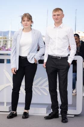 Cannes - Vingt Dieux Photocall MaÃ¯wene Barthelemy and Clement Faveau attend the Vingt Dieux (Holy Cow) Photocall at the 77th annual Cannes Film Festival at Palais des Festivals on May 17, 2024 in Cannes, France. Photo by Shootpix ABACAPRESS.COM Cannes France  Copyright: xShootpix ABACAx