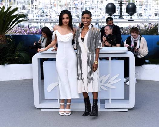 Cannes, 77th Cannes Film Festival 2024, Red carpet film The Shameless In the photo: Omara Shetty, Anasuya Sengupta  Copyright: xAlbertoxTerenghix xipa-agency.nex xPoolxPhotoxEventsx03x IPA_Agency_IPA46172208