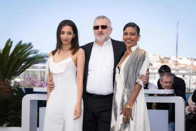 Cannes - The Shameless Photocall Omara Shetty, Konstantin Bojanov and Anasuya Sengupta attend The Shameless Photocall at the 77th annual Cannes Film Festival at Palais des Festivals on May 17, 2024 in Cannes, France. Photo by Shootpix ABACAPRESS.COM Cannes France  Copyright: xShootpix ABACAx