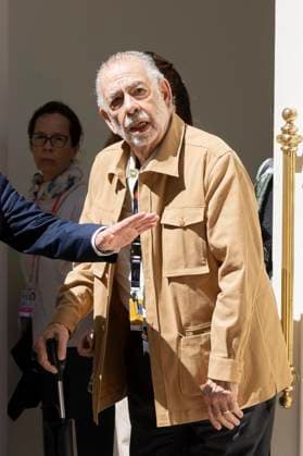 Cannes - Francis Ford Coppola Exits The Carlton Francis Ford Coppola exits the Hotel Carlton to attend the press conference of the film Megalopolis during 77th Cannes Film Festival. Cannes, France, May 17, 2024. Photo by Marco Piovanotto ABACAPRESS.COM Cannes France  Copyright: xPiovanottoxMarco ABACAx
