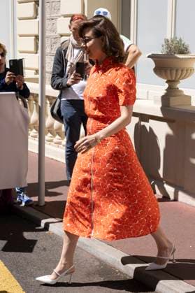 Cannes - Aubrey Plaza Exits The Carlton Aubrey Plaza exits the Hotel Carlton to attend the press conference of the film Megalopolis during 77th Cannes Film Festival. Cannes, France, May 17, 2024. Photo by Marco Piovanotto ABACAPRESS.COM Cannes France  Copyright: xPiovanottoxMarco ABACAx