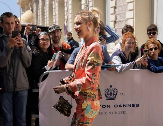 Cannes - Grace VanderWall Exits The Carlton Grace Vanderwall exits the Hotel Carlton to attend the press conference of the film Megalopolis during 77th Cannes Film Festival. Cannes, France, May 17, 2024. Photo by Marco Piovanotto ABACAPRESS.COM Cannes France  Copyright: xPiovanottoxMarco ABACAx