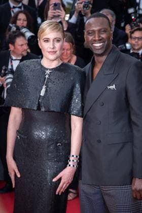 Megalopolis premiere Cannes. France. Greta Gerwig and Omar Sy at Megalopolis premiere. 77th Cannes Film Festival. 16th May 2024.LMK405-S170524-001 Loredana Sangiuliano Landmark MediaWWW.LMKMEDIA.COM 