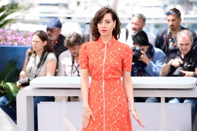 Aubrey PLAZA, actress, during the photocall of the film Megalopolis in competition at the 77th Cannes Film Festival at the Palais des Festivals on May 17, 2024 in Cannes, France CELEBRITES 77eme Festival de Cannes Photocall 17 05 2024 ValentinaClaret Panoramic 